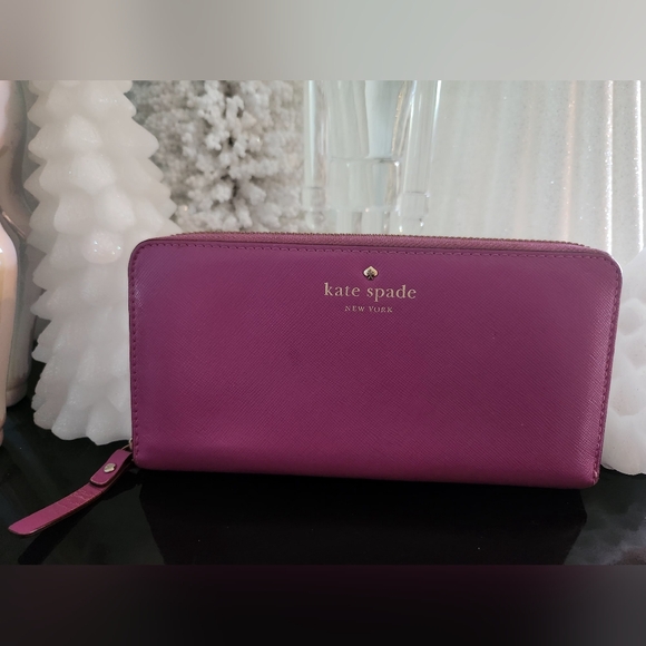 kate spade Handbags - Kate Spade Purple pink Women's zip wallet